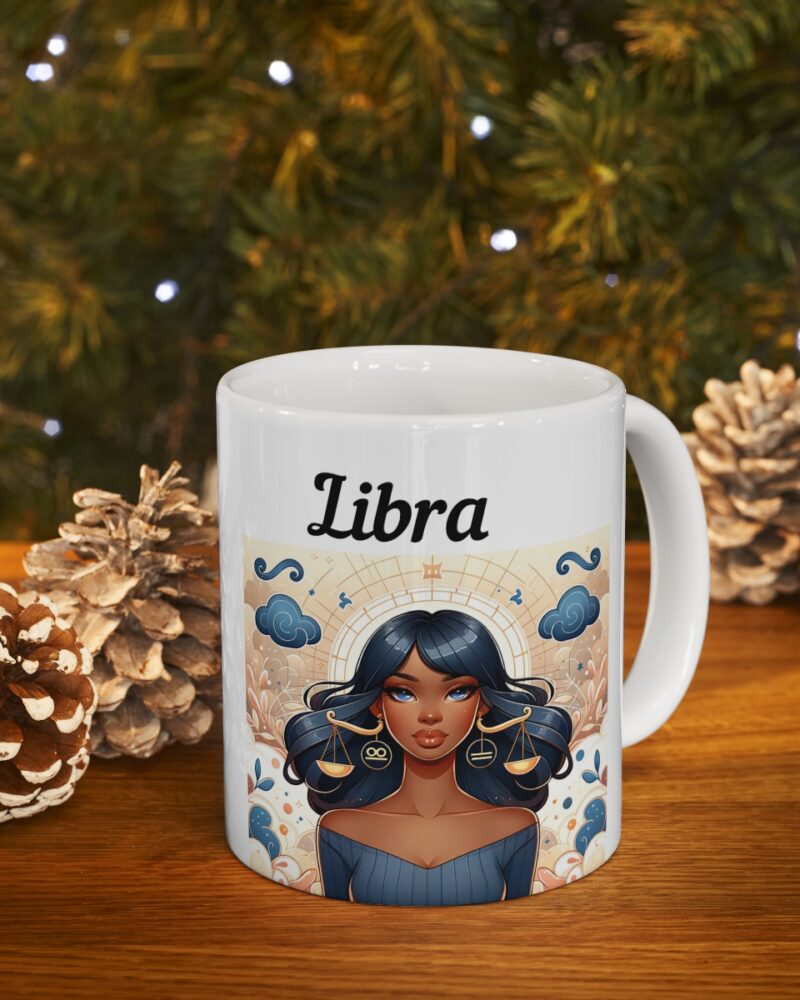 Women's Libra Zodiac Ceramic Mug 11oz - Image 9
