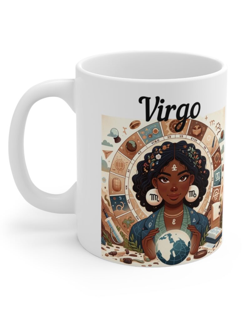 Women's Virgo Zodiac Ceramic Mug 11oz - Image 3