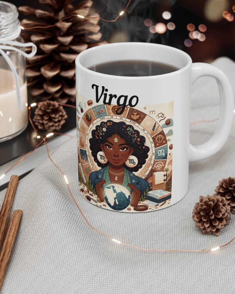 Women's Virgo Zodiac Ceramic Mug 11oz - Image 5