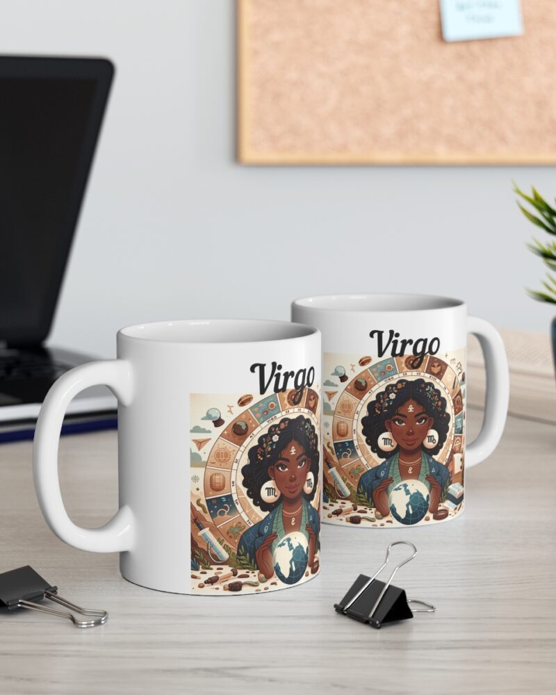Women's Virgo Zodiac Ceramic Mug 11oz - Image 6