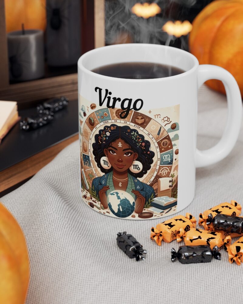 Women's Virgo Zodiac Ceramic Mug 11oz - Image 7