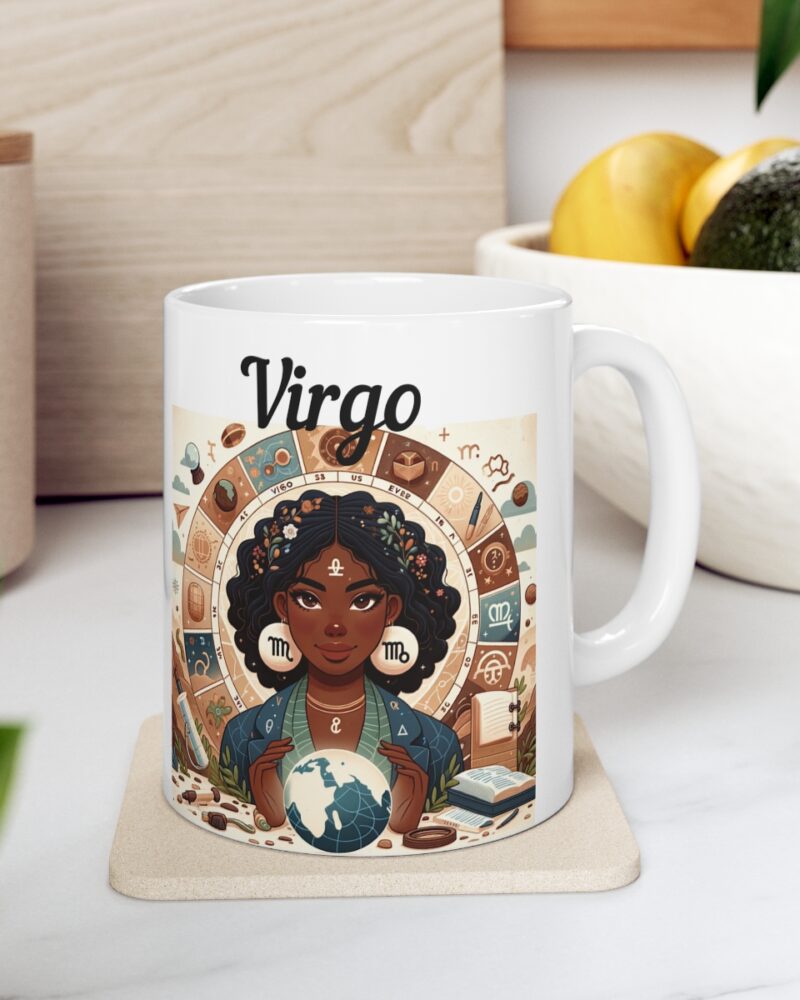 Women's Virgo Zodiac Ceramic Mug 11oz - Image 8