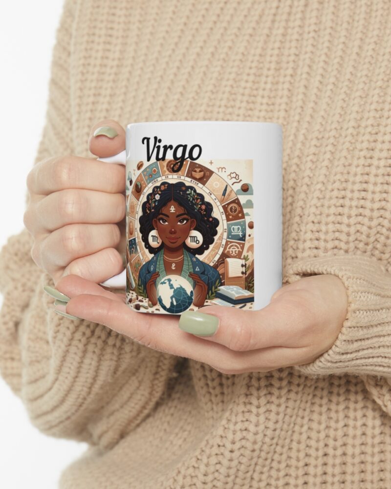 Women's Virgo Zodiac Ceramic Mug 11oz - Image 10