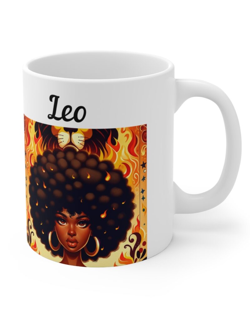 Women's Leo Zodiac Ceramic Mug 11oz - Image 4