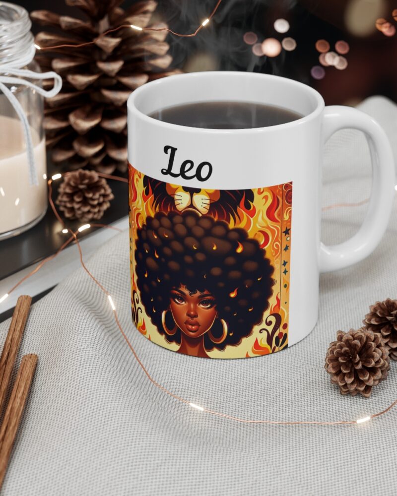 Women's Leo Zodiac Ceramic Mug 11oz - Image 5