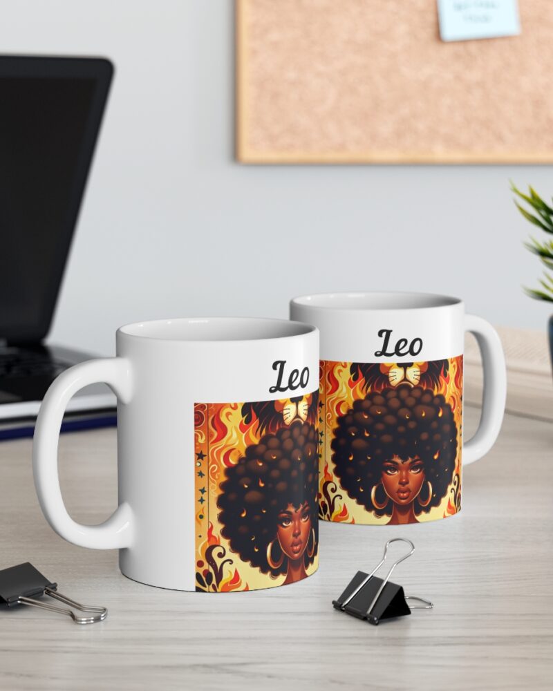 Women's Leo Zodiac Ceramic Mug 11oz - Image 6