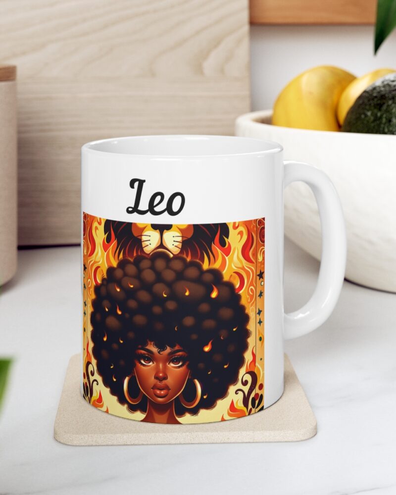 Women's Leo Zodiac Ceramic Mug 11oz - Image 8