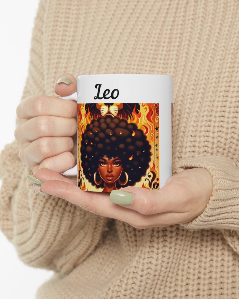 Women's Leo Zodiac Ceramic Mug 11oz - Image 10