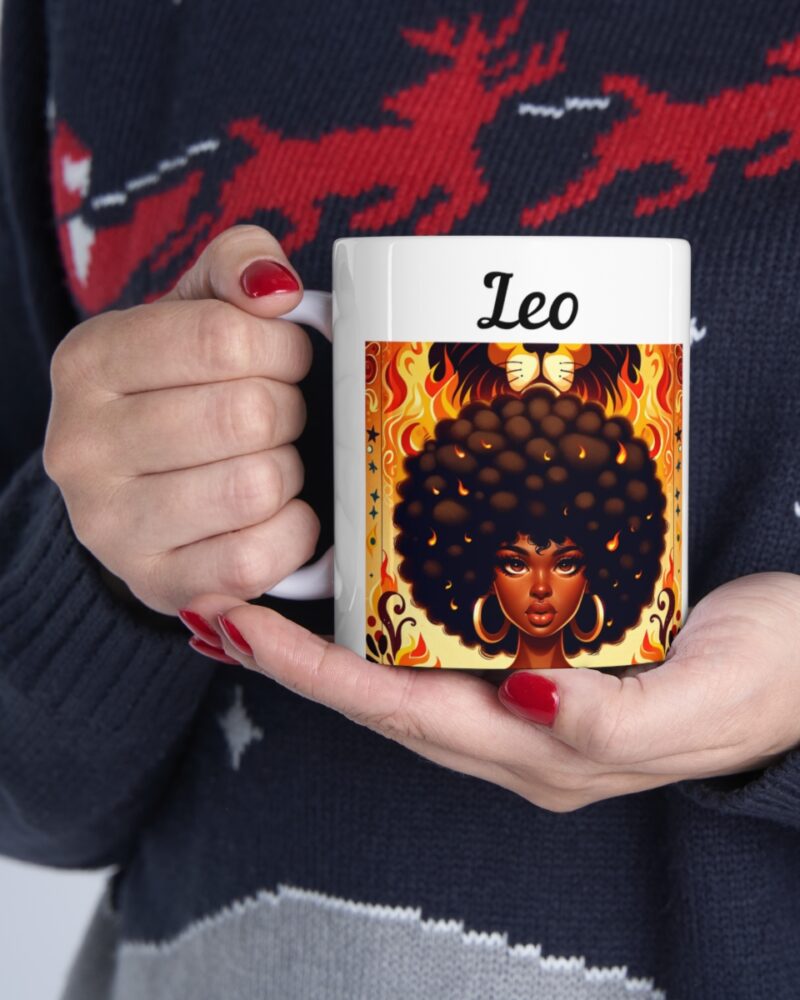 Women's Leo Zodiac Ceramic Mug 11oz - Image 11