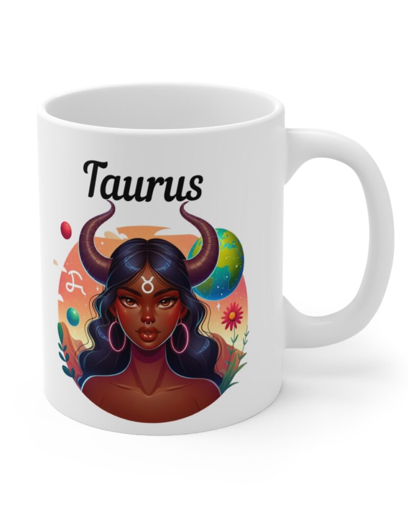 Women's Taurus Zodiac Ceramic Mug 11oz - Image 4