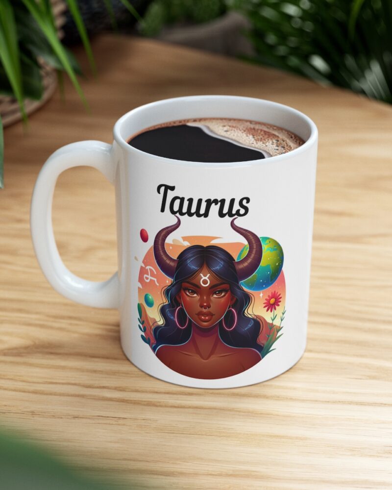 Women's Taurus Zodiac Ceramic Mug 11oz - Image 8