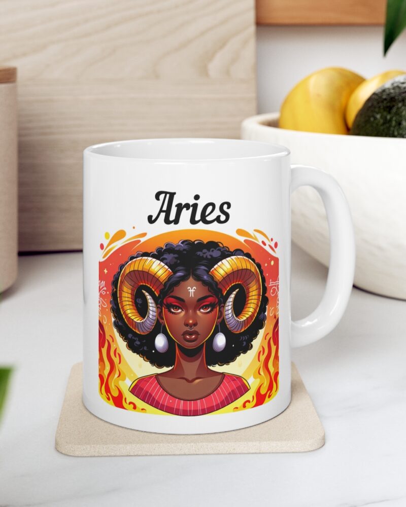 Women's Aries Zodiac Ceramic Mug 11oz