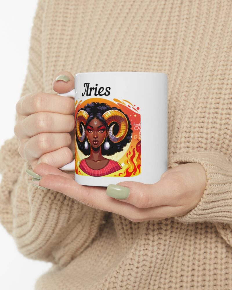 Women's Aries Zodiac Ceramic Mug 11oz - Image 10