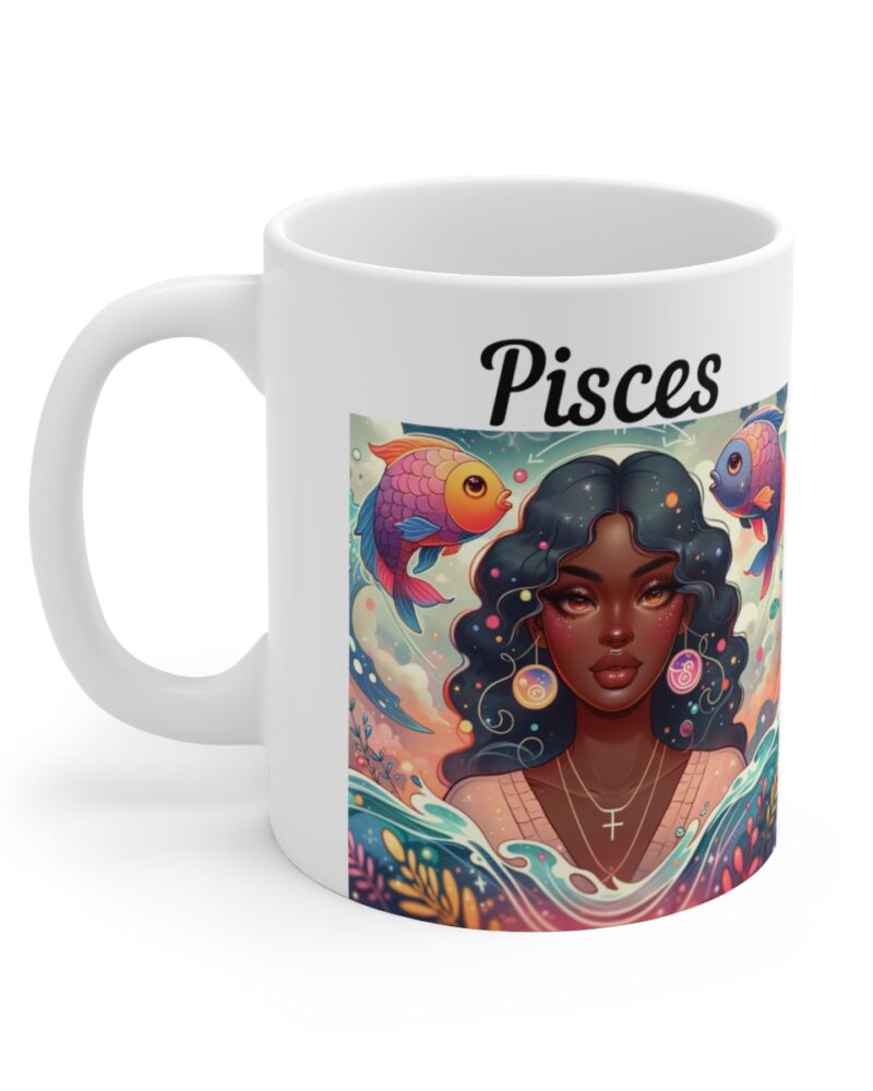 Women's Pisces Zodiac Ceramic Mug 11oz - Image 3