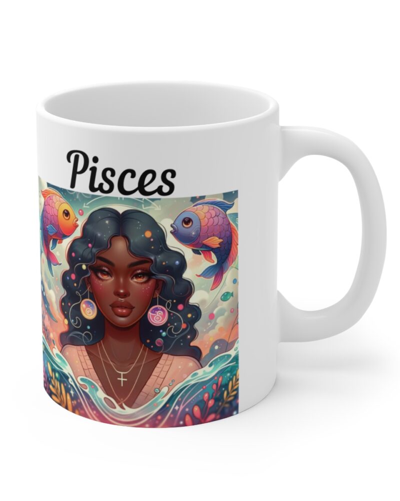 Women's Pisces Zodiac Ceramic Mug 11oz - Image 4