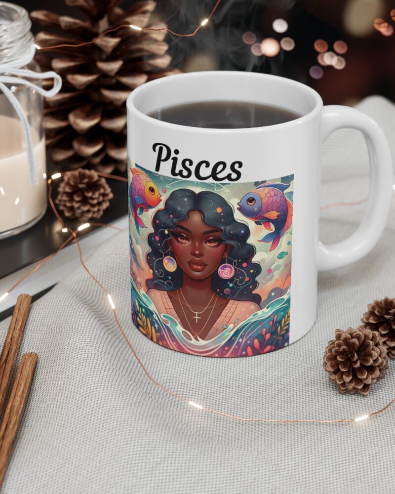 Women's Pisces Zodiac Ceramic Mug 11oz - Image 5