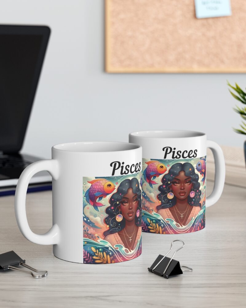 Women's Pisces Zodiac Ceramic Mug 11oz - Image 6