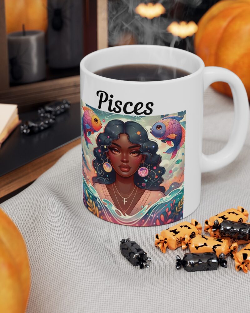 Women's Pisces Zodiac Ceramic Mug 11oz - Image 7