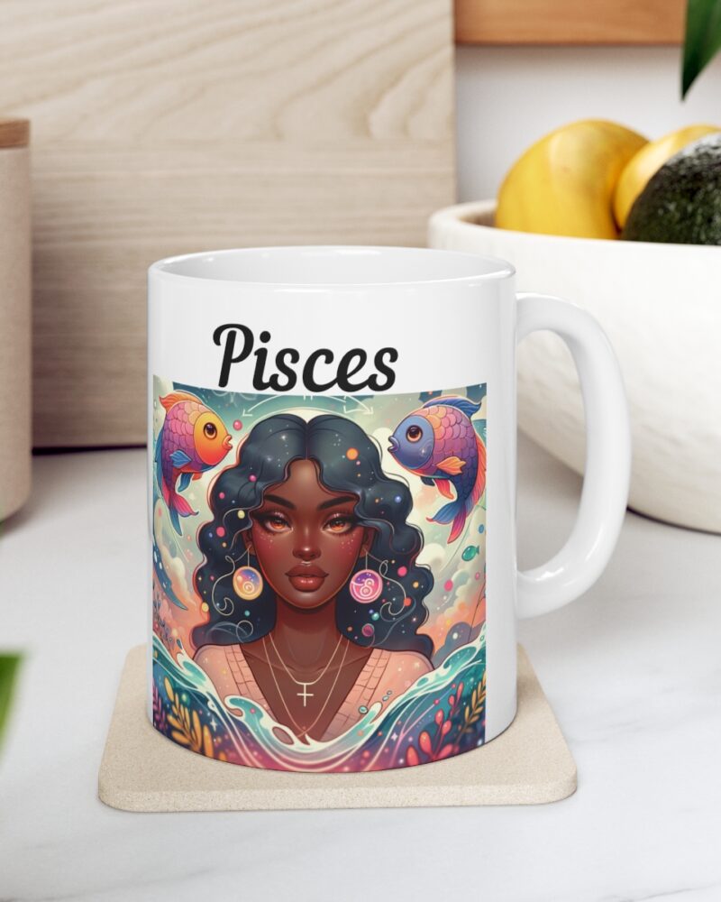 Women's Pisces Zodiac Ceramic Mug 11oz - Image 8
