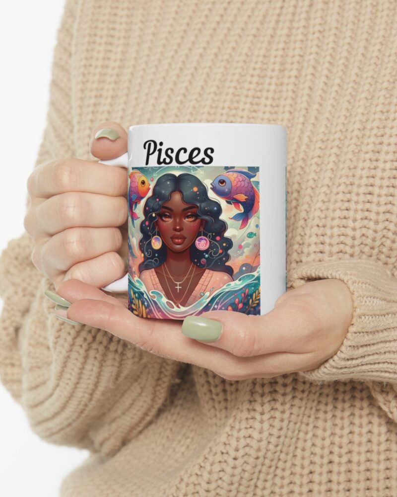 Women's Pisces Zodiac Ceramic Mug 11oz - Image 10