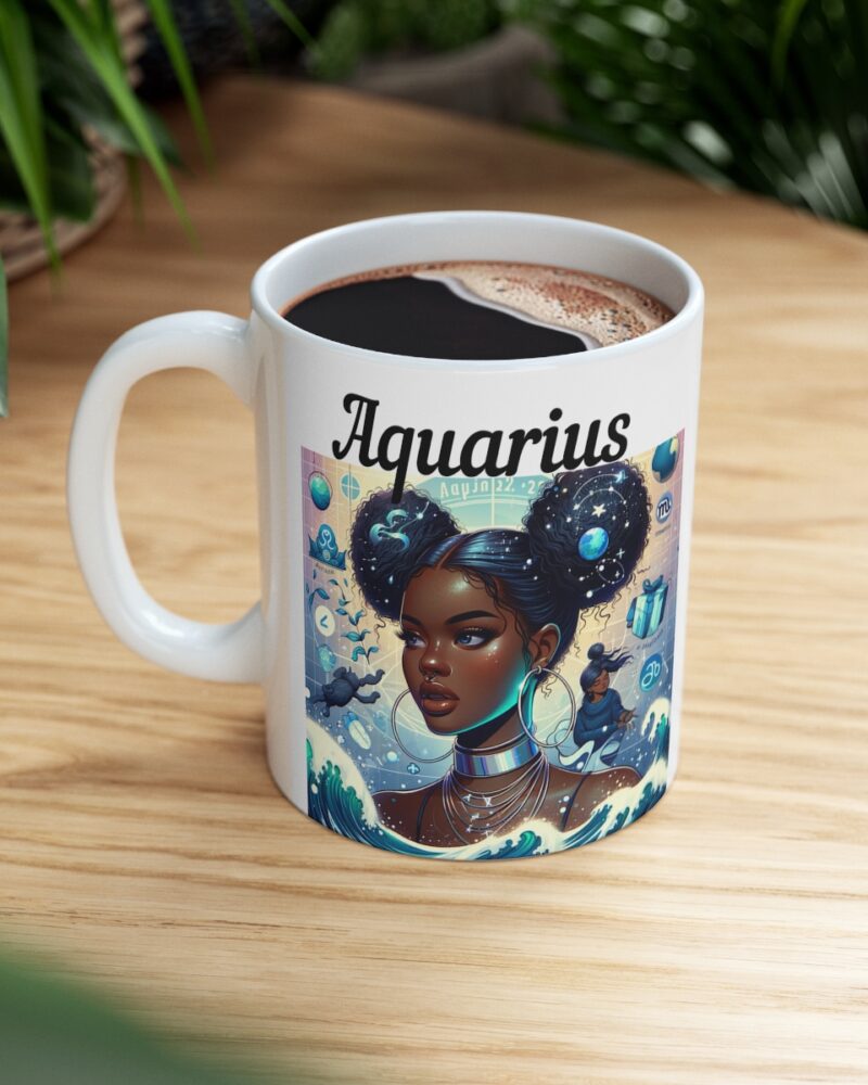 Women's Aquarius Zodiac Ceramic Mug 11oz