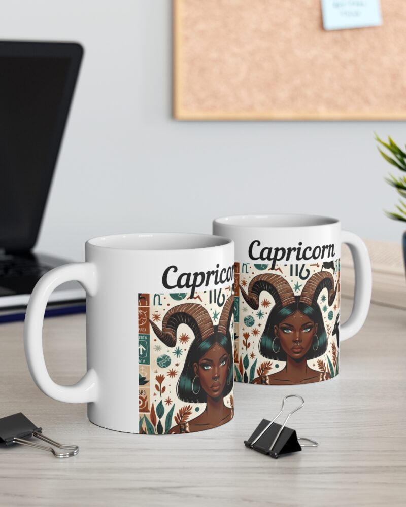 Women's Capricorn Zodiac Ceramic Mug 11oz - Image 6