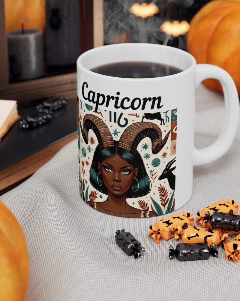 Women's Capricorn Zodiac Ceramic Mug 11oz - Image 7