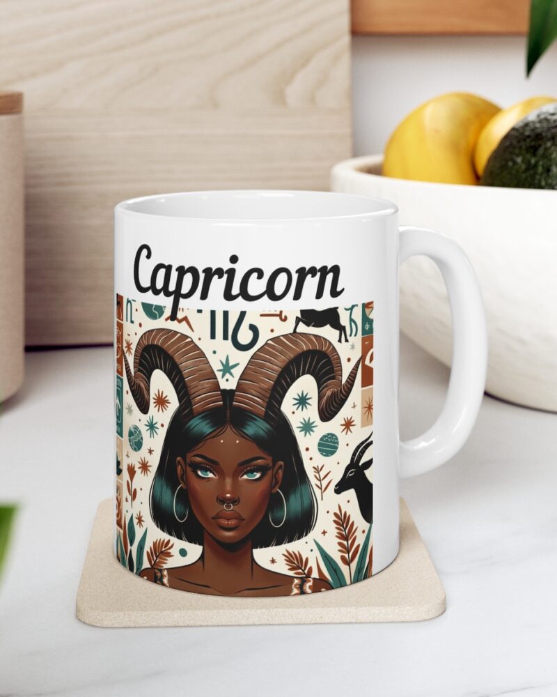 Women's Capricorn Zodiac Ceramic Mug 11oz - Image 8