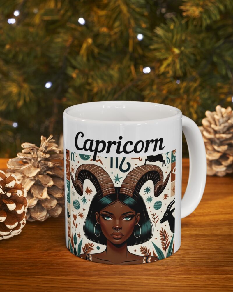 Women's Capricorn Zodiac Ceramic Mug 11oz - Image 9