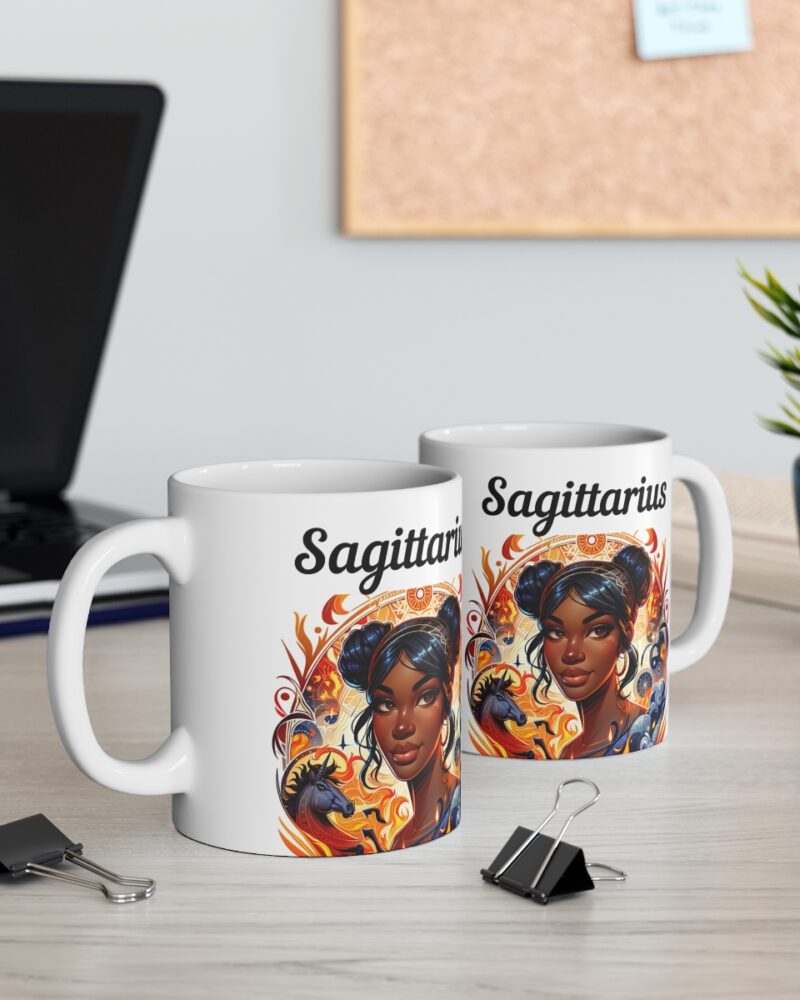 Women's Sagittarius Zodiac Ceramic Mug 11oz - Image 6